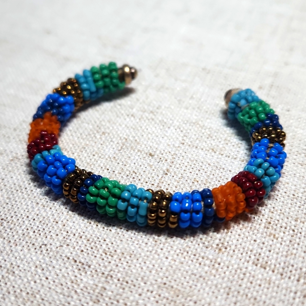 J. Crew Multi-Colored Beaded Bracelet - image 1